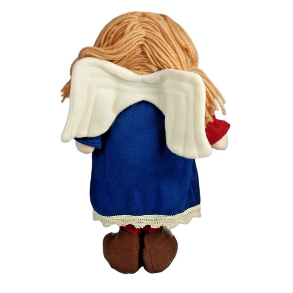 Kohl's Stuffed Angel Texas Flag Outfit 14 inch Tall Christmas Seasonal Decor - Picture 4 of 6